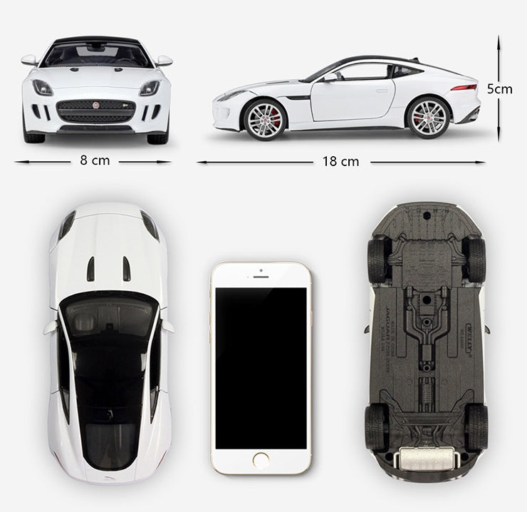 JAGUAR F-Type Coupe Alloy Car Model – Adult Collectible