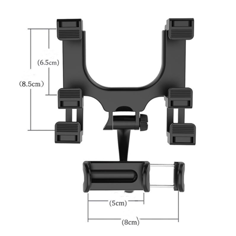 V68200 Universal Rearview Mirror Phone Holder for Cars