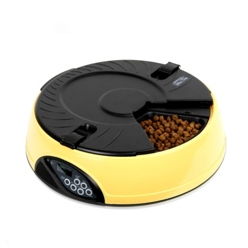 Automatic Pet Feeder with built-in Clock and Voice Reminder - Alarm Clock Feeder Pet