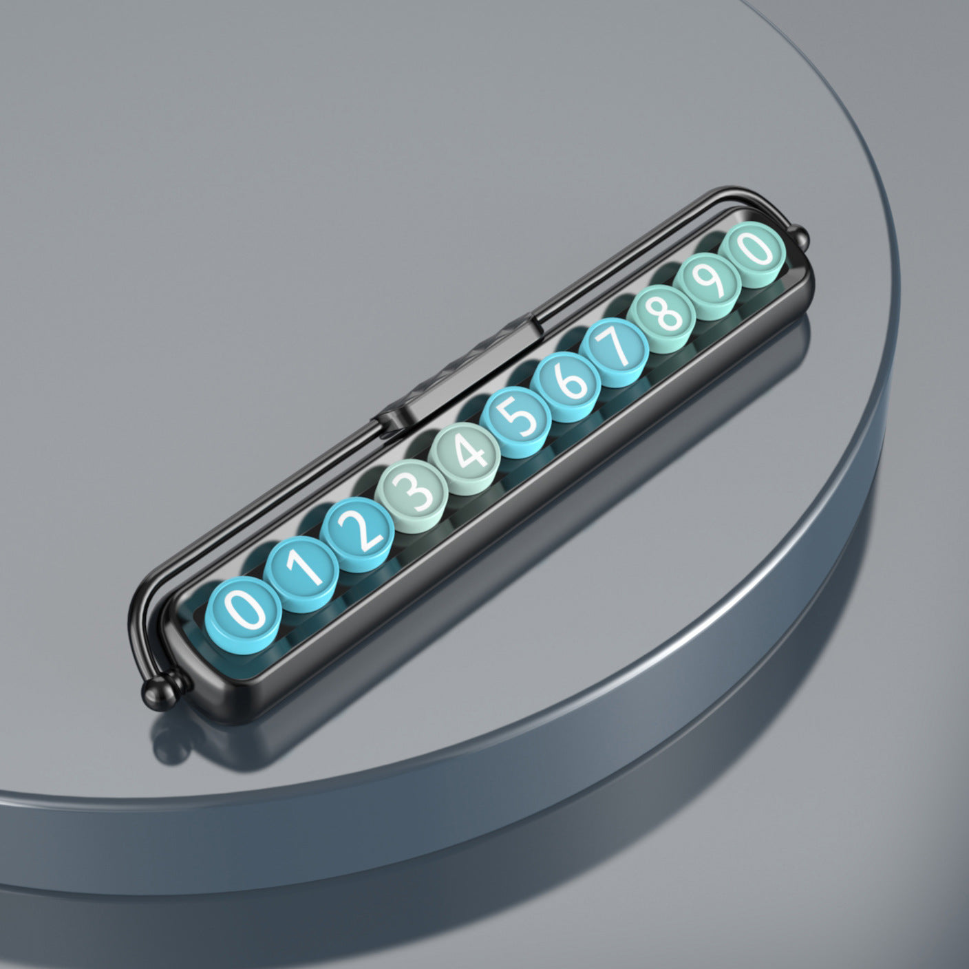 Creative Temporary Parking Number Sign for Cars