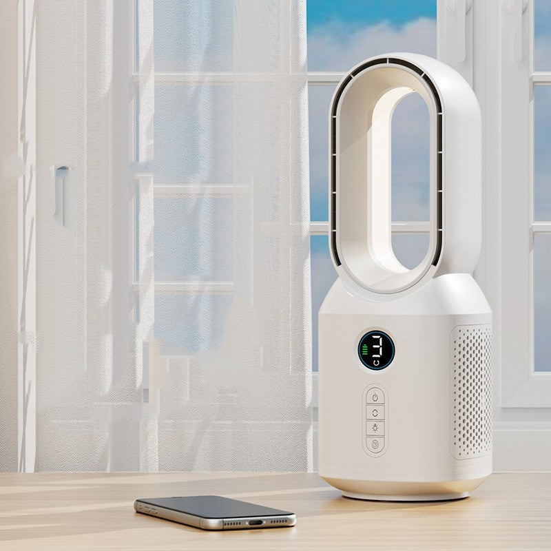 Bladeless Fan With Bluetooth Speaker And LED Night Light