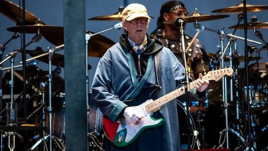 Eric Clapton’s Move: Opening Concert with Palestinian-Flagged Guitar