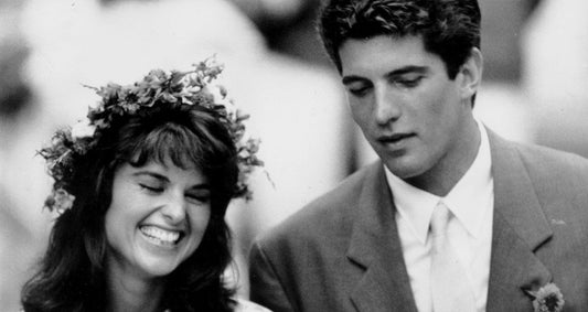 John F. Kennedy Jr. and Maria Shriver at Caroline Kennedy’s Wedding