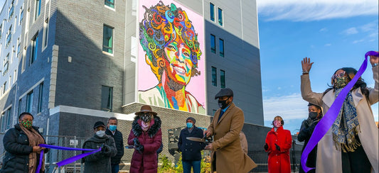 The Magnificent Glass Mosaic Mural of Whitney Houston in Newark