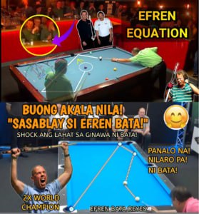 😊 THEY THINK "EFREN BATA WILL FAIL!" 😲 GERMAN PEOPLE SHOCKED BY EFREN REYES' MIRACULOUS SHOT!💪💪