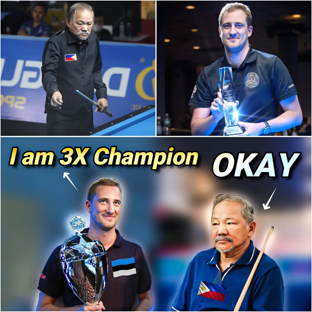 Efrain Reyes Legend Efren Reyes defeats the Estonian Billiards King: A breathtaking ...