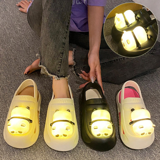 Stylish Cartoon Series Hole Shoes Slippers for Women