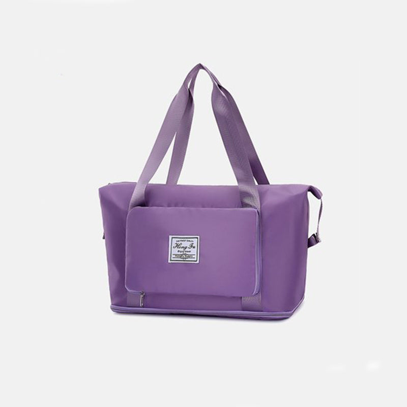 Light Purple Foldable Travel Bag