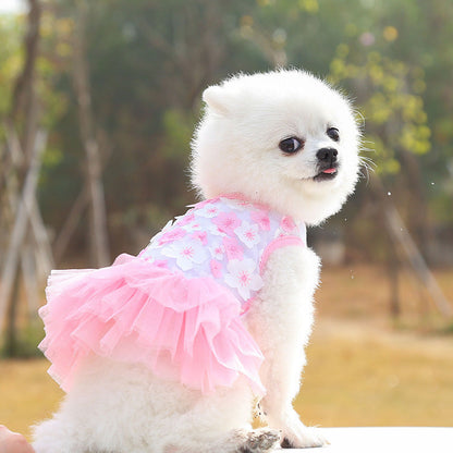 Princess Style Cotton Pet Skirt