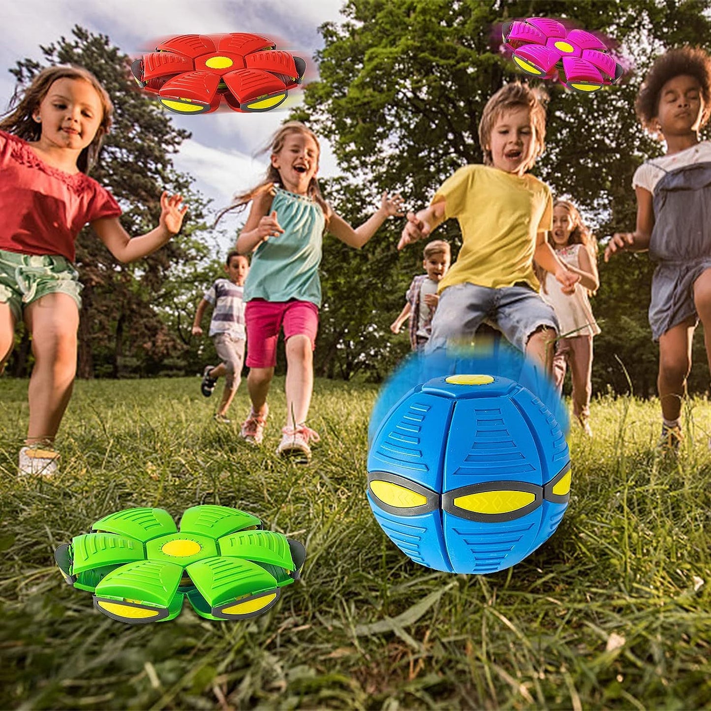 Magic Ball Toy - Durable & Interactive Pet Flying Saucer Ball