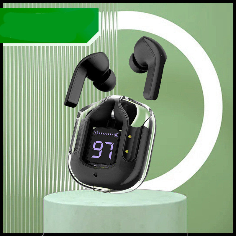 LED Power Digital Display Bluetooth Earphones