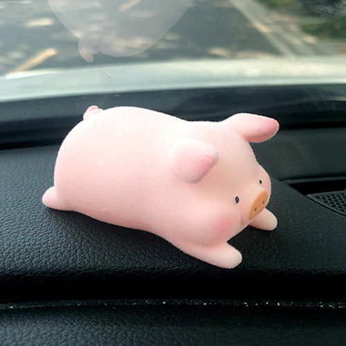 Cute Cartoon Pig Car Accessories