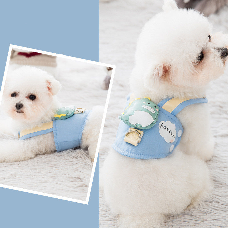 Comfortable Breathable Dog Harness Vest for Small-Medium Pets