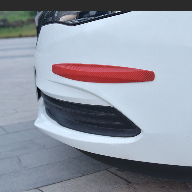 Car Bumper Anti-Collision Strip PVC Carbon Fiber Gel