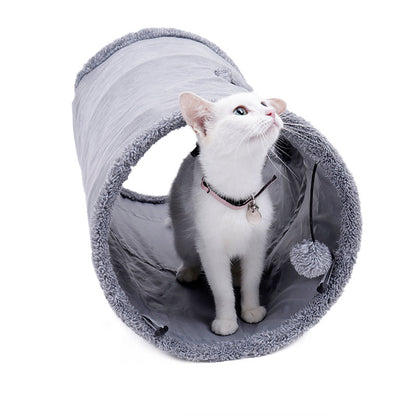 High-Quality Cat Play Tunnel Toy - Collapsible & Durable