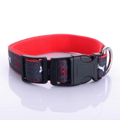 Premium Leather Pet Collar - Sizes S to XL