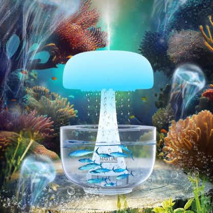 Jellyfish Raindrop Humidifier with seven-Color Light