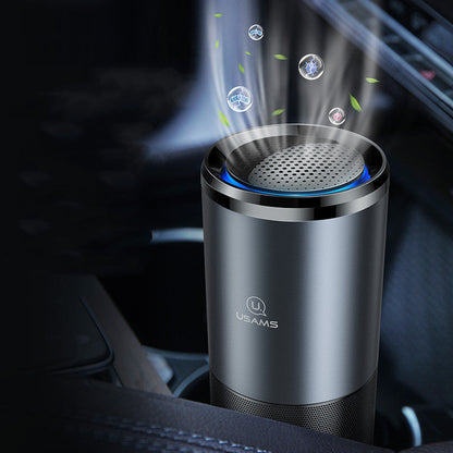 Portable Car Air Purifier with HEPA Filter and Negative Ion Generator