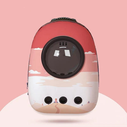 Transparent Portable Pet Capsule Backpack for Outings