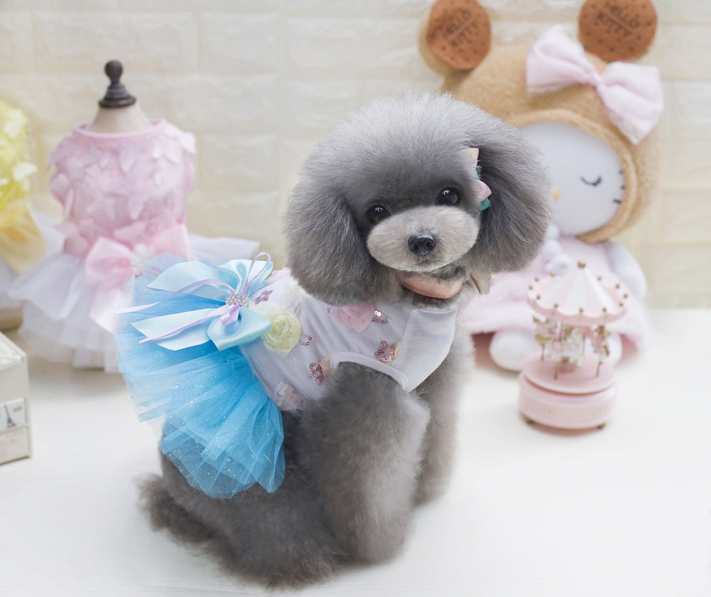 Adorable Teddy Dog Pet Dress