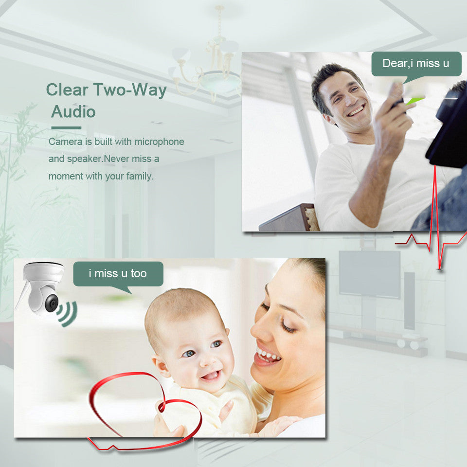 Security Camera Clear Two-Way Audio