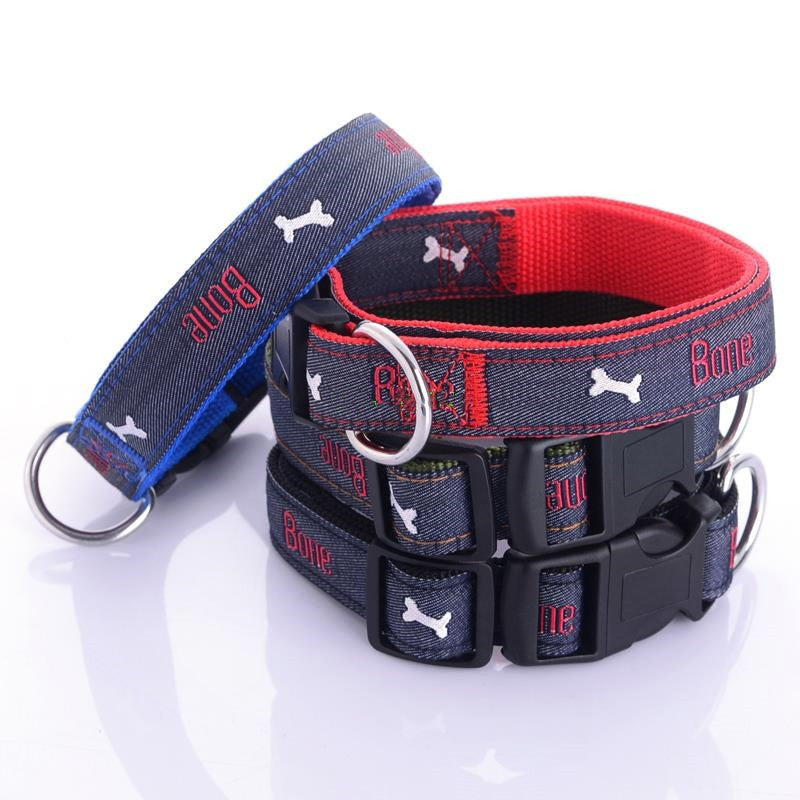 Premium Leather Pet Collar - Sizes S to XL