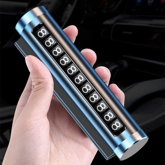 Metal Roller Temporary Parking Phone Plate - High-Quality Dashboard Mount