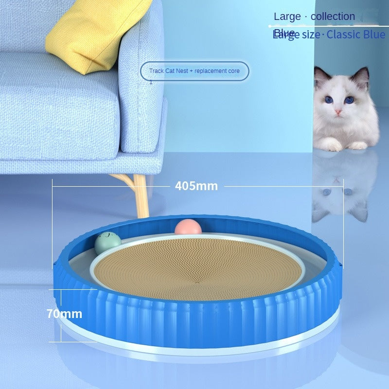 Durable Removable Cardboard Cat Scratch Pad | Protect Furniture