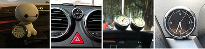 Luminous Car Clock & Thermometer - Stylish & Functional