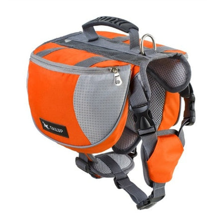 Outdoor Pet Harness with Integrated Backpack