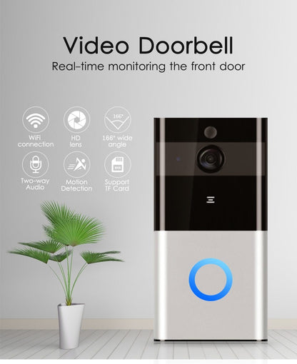 Marlboze Visual Doorbell Wireless Intercom with PIR Motion Detection