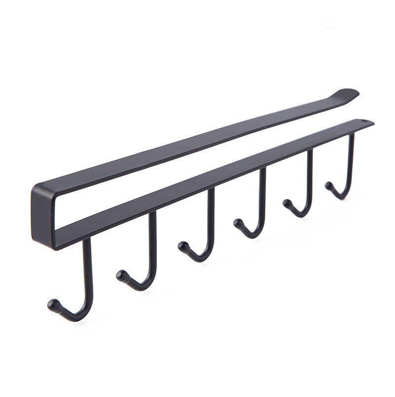 Black Nail-Free Kitchen Rack