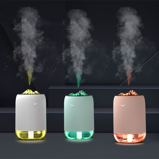 Magic Flame Humidifier - Ultrasonic USB Columnar Design