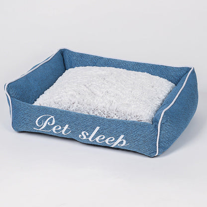 Deluxe Warm Litter Kennel Bed - Cozy Cat Cave