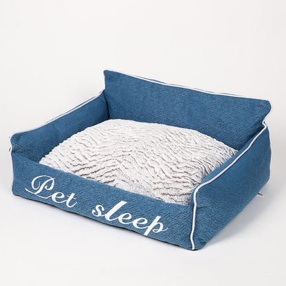 Deluxe Warm Litter Kennel Bed - Cozy Cat Cave