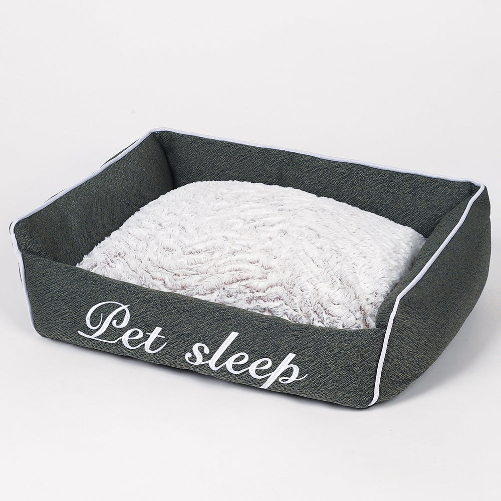 Deluxe Warm Litter Kennel Bed - Cozy Cat Cave