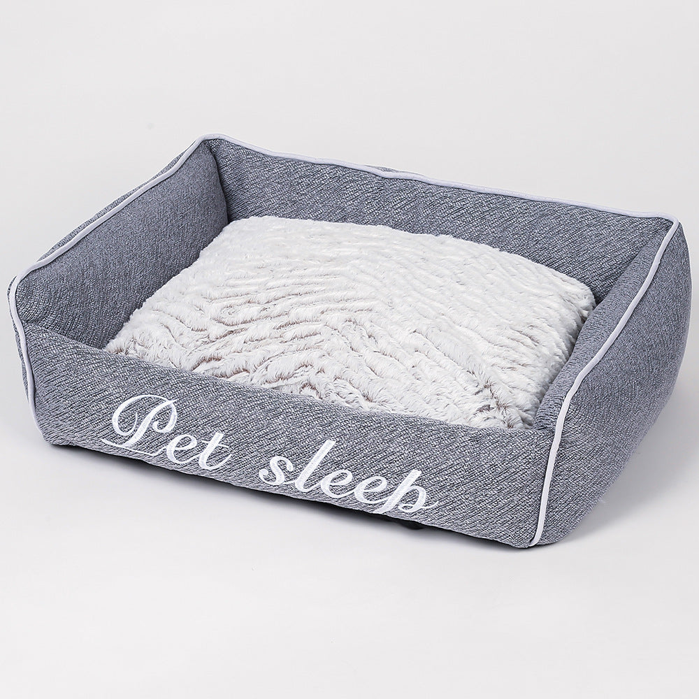 Deluxe Warm Litter Kennel Bed - Cozy Cat Cave