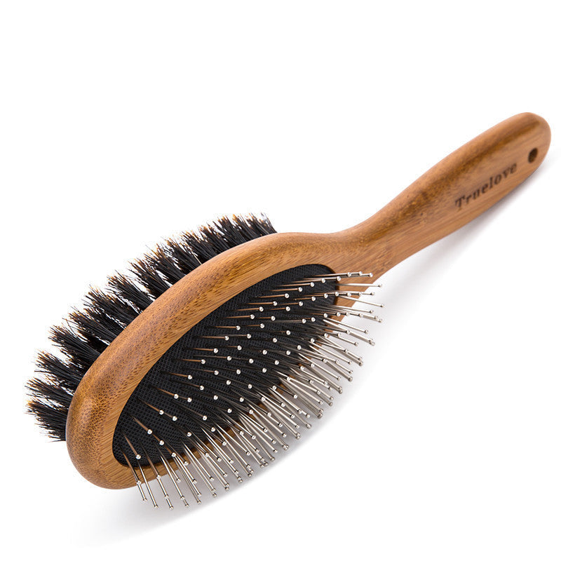 Comb Brush - Stainless Steel Double-Sided Brush Set for Pets