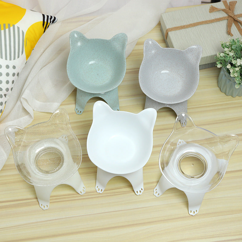 Cartoon Cat Face Single Bowl | Food Grade Material, Protective Design & Easy to Clean