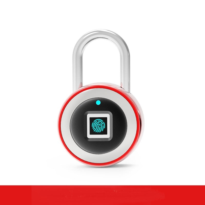 Modern and Simple Safety Padlock with Smart Fingerprint Recognition