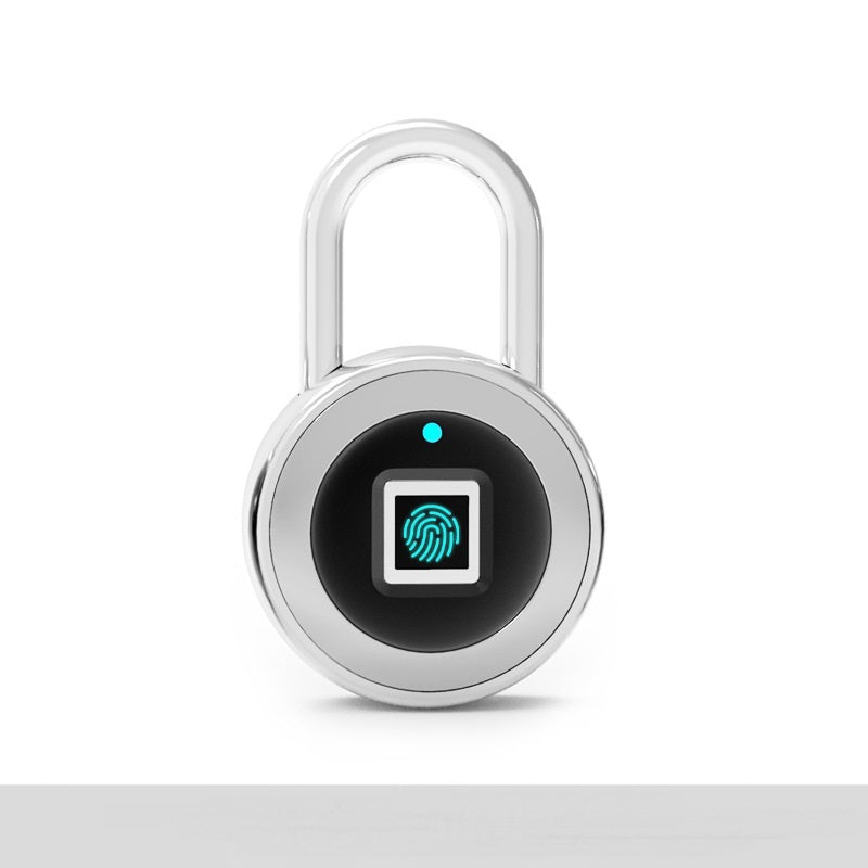 Modern and Simple Safety Padlock with Smart Fingerprint Recognition