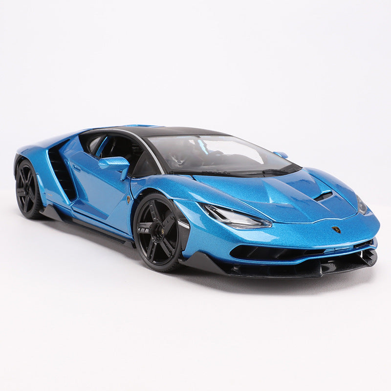 Lamborghini Elegant Sports Car Model Blue