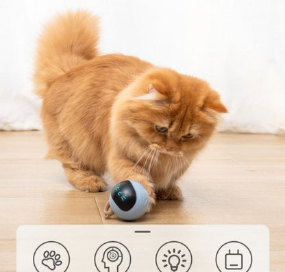 60G Fog Blue Magic Ball Smart Toy for Cats