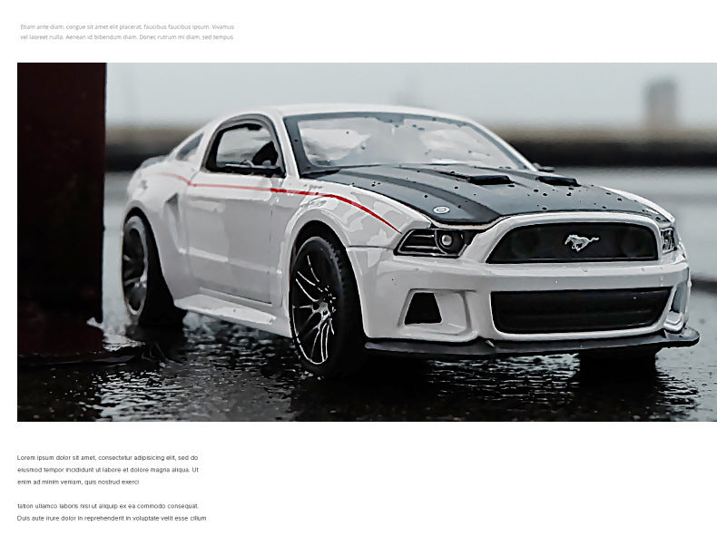 Meritor Ford Mustang GT Alloy Supercar Model