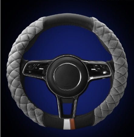 Car Plush Steering Wheel Cover