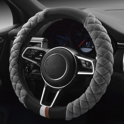 Car Plush Steering Wheel Cover