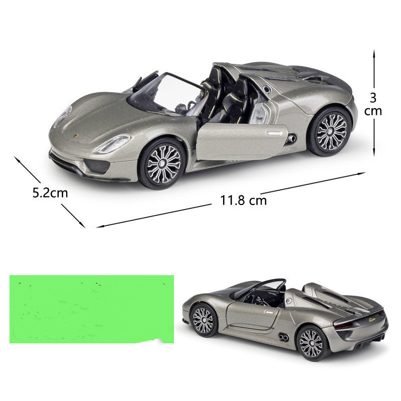 Porsche 918 Spyder Concept Alloy Car Model