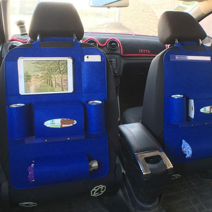 Multi-Pocket Felt Car Backseat Organizer