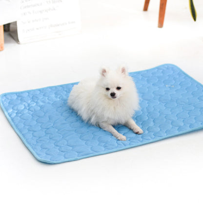 Cooling Ice Silk Mat for Pets - Summer Comfort