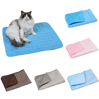 Cooling Ice Silk Mat for Pets - Summer Comfort